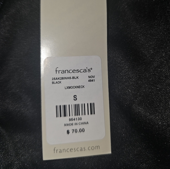 Francesca Black Dress - Picture 3 of 5